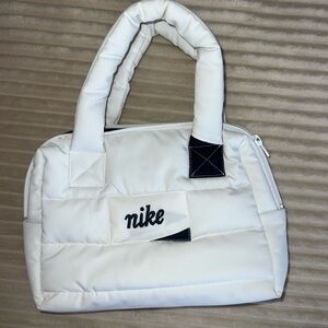 Nike White Padded Shoulder Bag